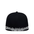 Unisexe Black Snapback Baseball Cap de base